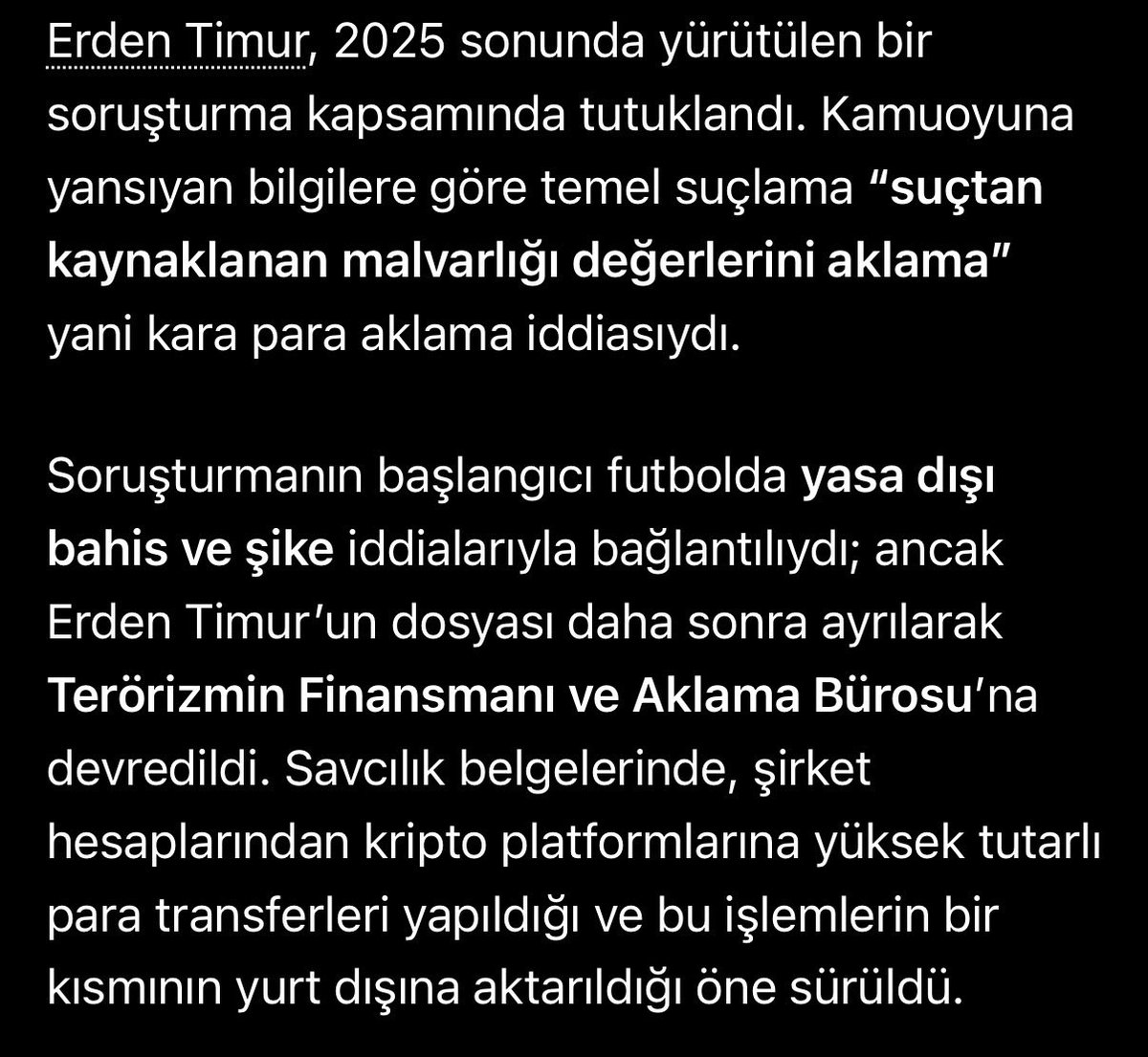 KoNTeS86's tweet photo. @sirerdentimur ChatGPT BUNLARI SEBEB GÖSTERİYOR https://t.co/AaXJwyZiSk