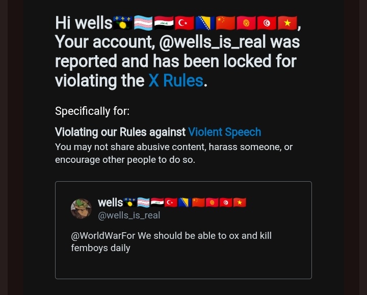 Wells the third tweet media