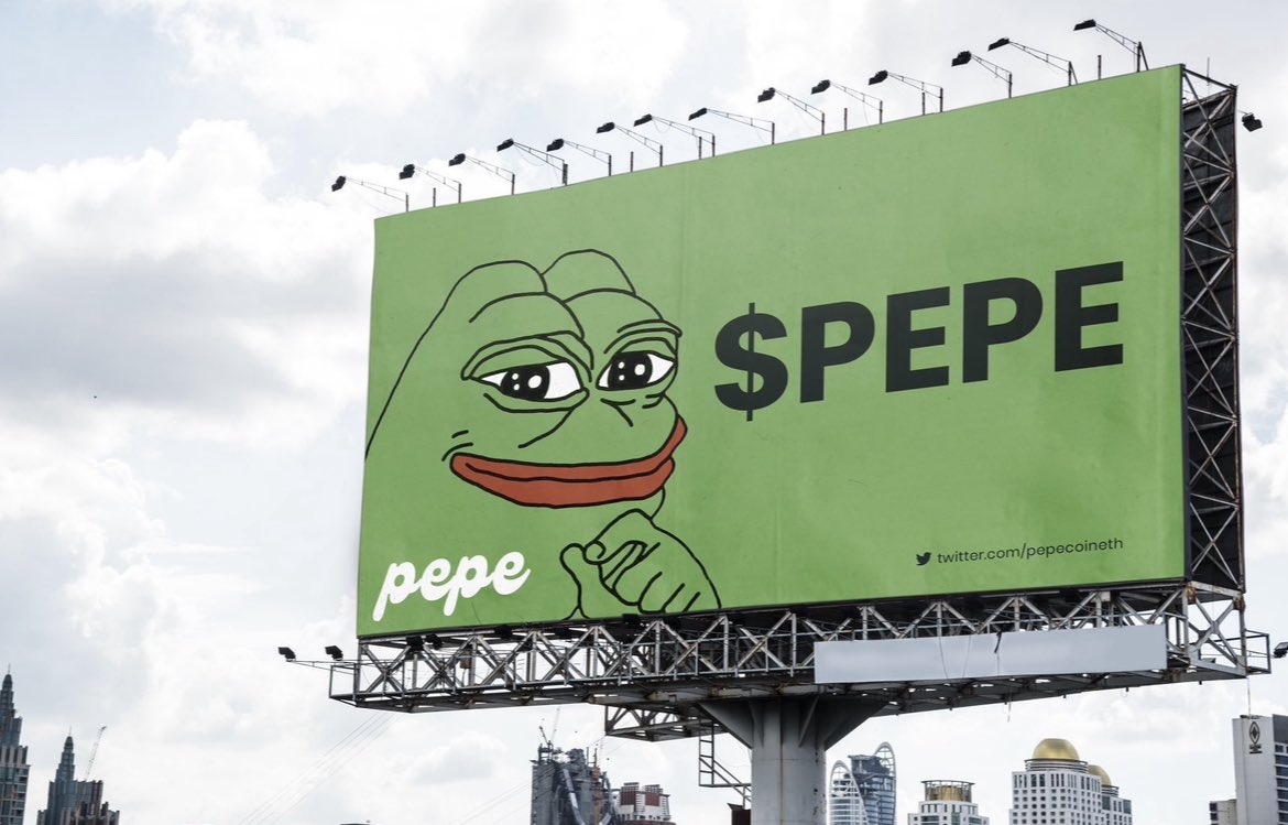I was driving down the interstate and came across this gem. Probably nothing. $PEPE
