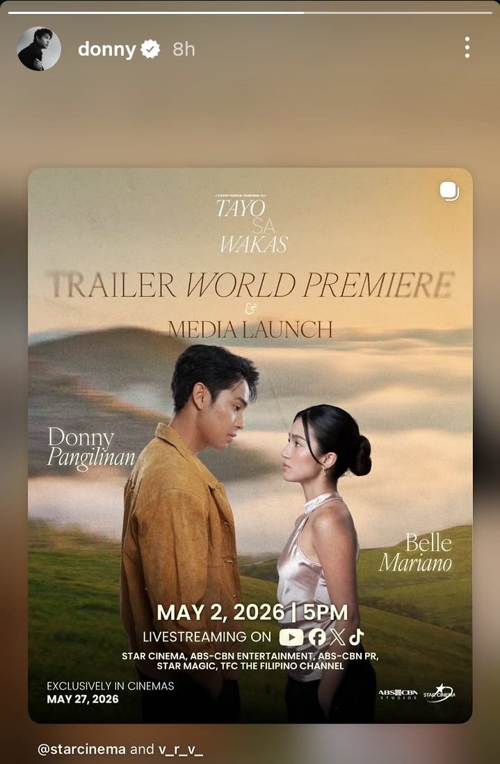 JavelosaBelle's tweet photo. Today is the day. Hoping and praying for a better and brightest day. No  negativity, puro wins lang today. Keep #DonBelle away from people with bad intentions. Wishing a chill, smooth and successful media launch for #TeamTayoSaWakas. AMEN 🙏 https://t.co/TUUXantOF0