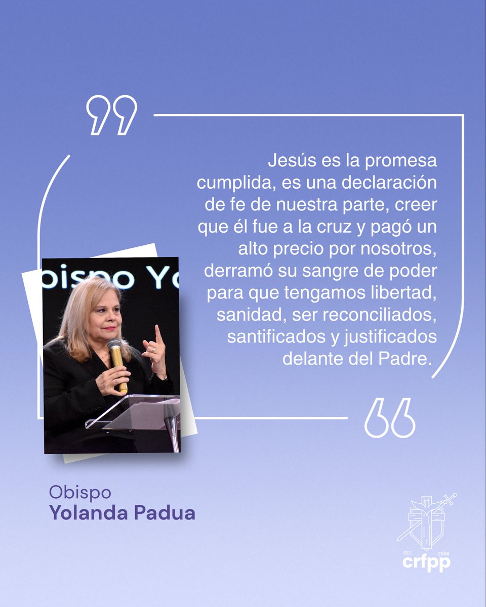 Celebración del 4/29/2026
Obispo Yolanda Padua
Tema: Para Ti, ¿Quién es Jesús?