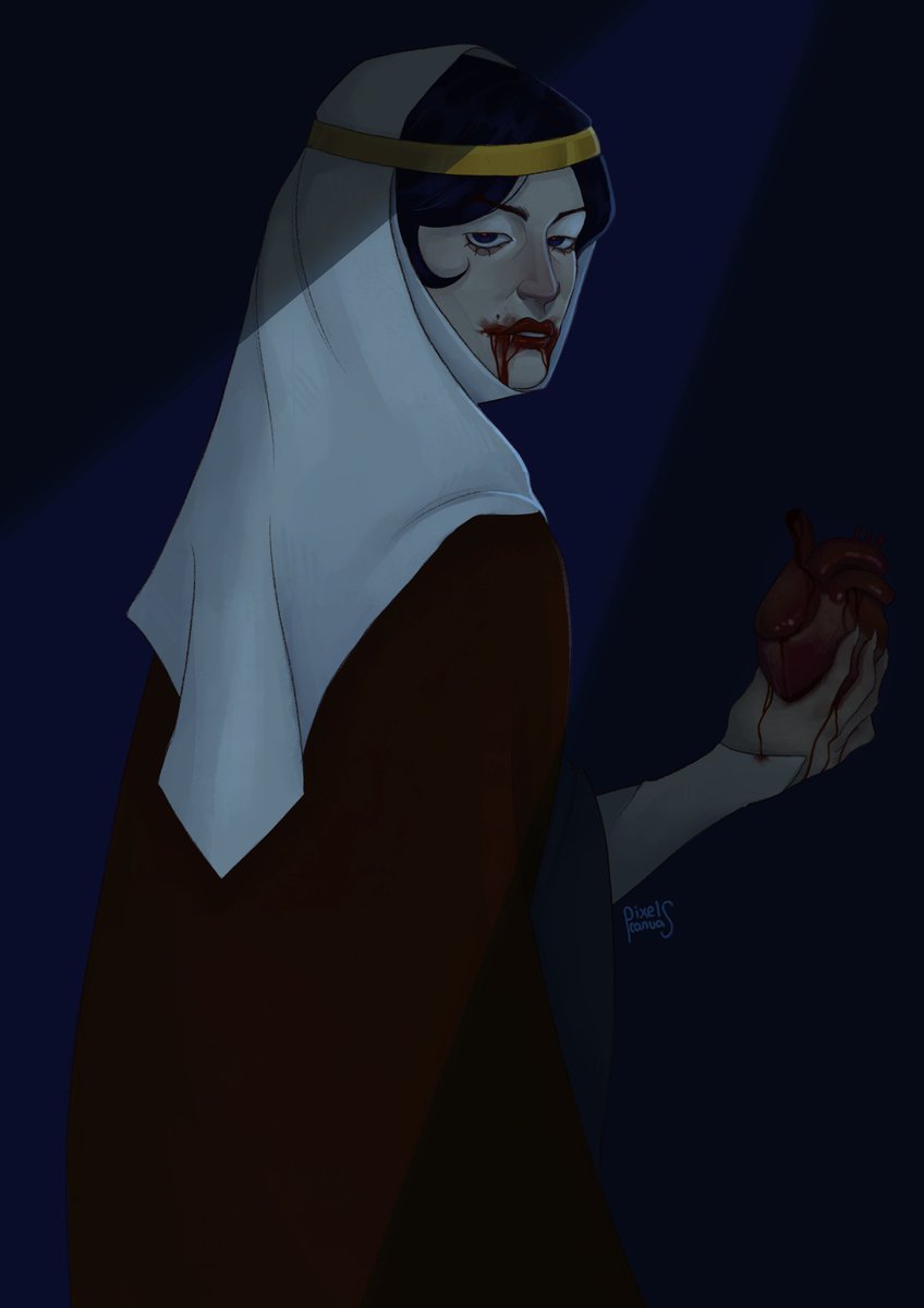 Pixel_Canvass's tweet image. Facecard lethal 

#OCart #VampireOC