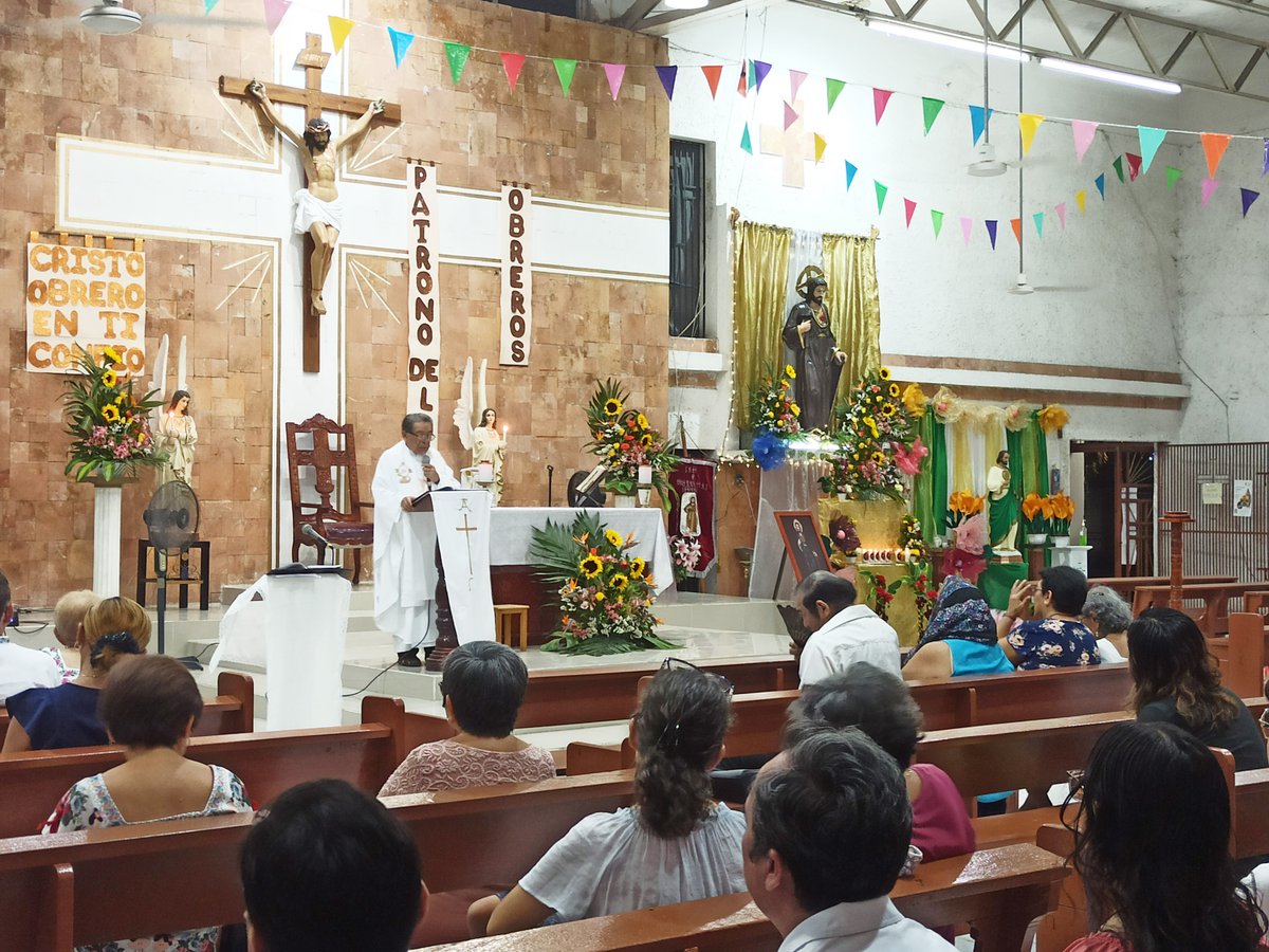 KofC17543's tweet photo. Con mucha fe y alegría dimos inicio a las fiestas patronales en honor a Cristo Obrero, patrono de los trabajadores y del trabajo. Que Cristo Obrero bendiga el trabajo de cada familia y nos conceda salud y progreso. Abr 30, 2026.

@KofC #KofC #KnightsofColumbus #CaballerosdeColón https://t.co/LGWaN1f8Il