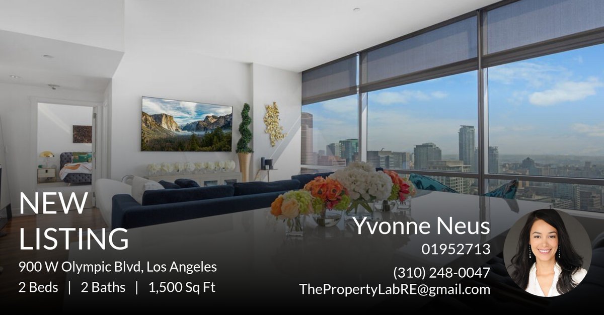 ThePropertyLab's tweet photo. Make Your Appointment Today.  

Listed By The Property Lab (TPL)
Yvonne Neus &amp; TPL 
Call: 310-248-0047
Email: ThePropertyLabRE@gmail.com
dre01952713
Visit Us at https://t.co/lPtwN0ZHi6

Make Your Appointment Today.
Send... https://t.co/cG6EMsHMGQ https://t.co/v7etpQk9n6