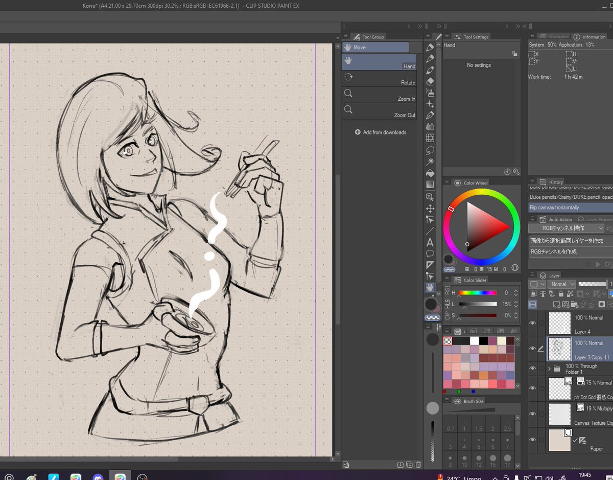 duketeus's tweet photo. Usually I don’t post WIPs, but I’m so in love with this one that I had to share it.
Korra is one of my favorite characters of all time. https://t.co/1C8meazyQQ
