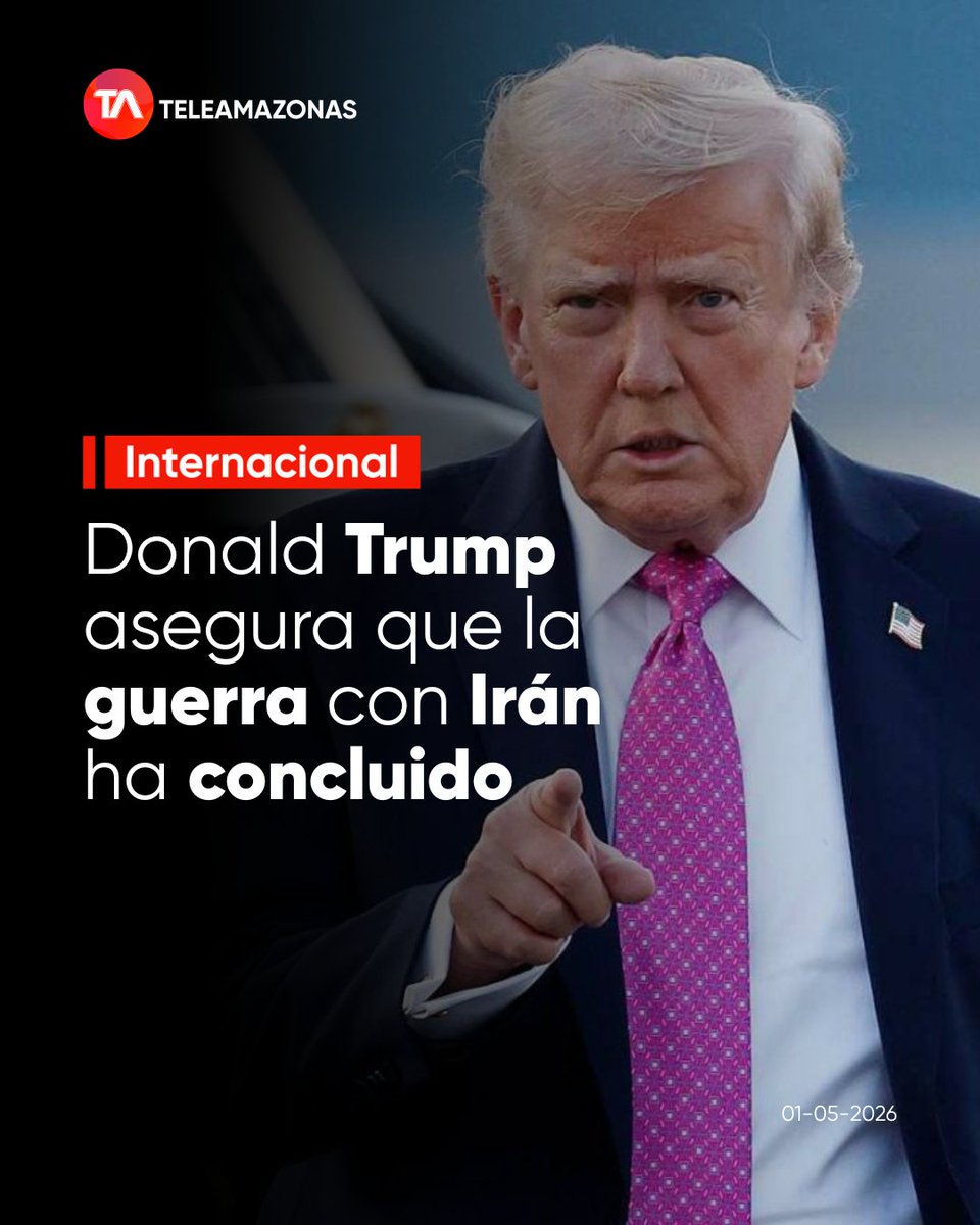 teleamazonasec's tweet image. #Internacional | El presidente #DonaldTrump notificó al Capitolio que la #guerra con Irán ha concluido para evitar el plazo de aprobación legislativa. Revisa los detalles aquí: f.mtr.cool/vcxotftqgd