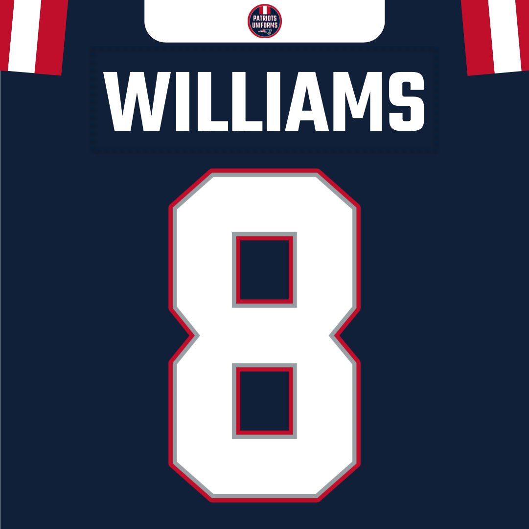 PatsUnis's tweet photo. WR Kyle Williams has switched from #8 to #18! https://t.co/2aGETK9r7O