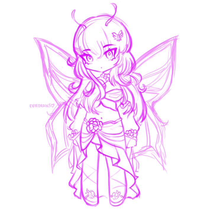 eviiedraws's tweet photo. WIP for @Lillybubble! 💜 https://t.co/l34CxG3pD0