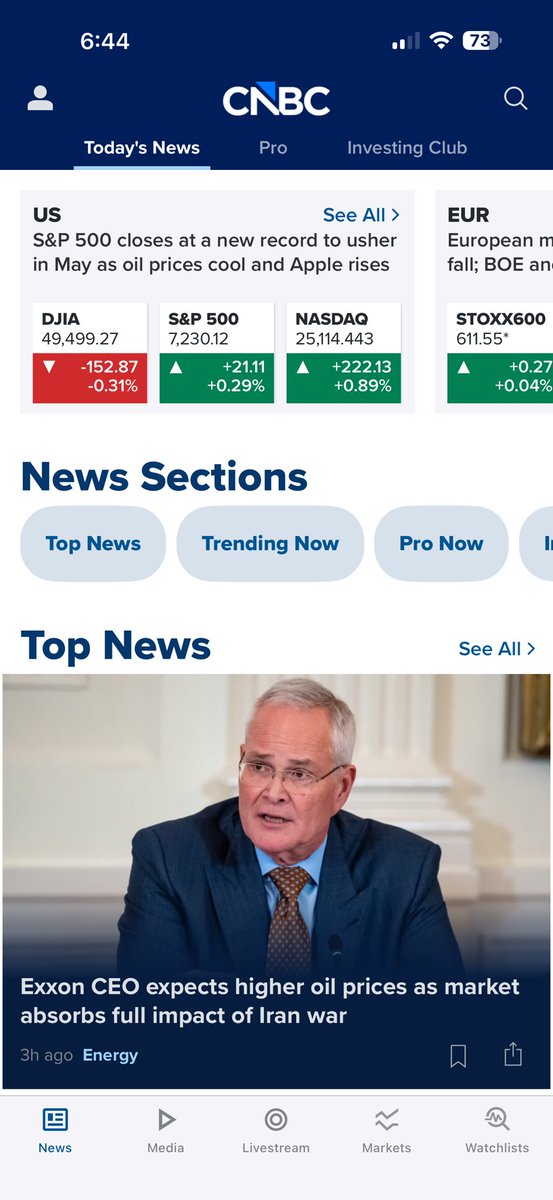 The stock market has become entirely unhinged, and the financial media that relies on its success is playing along.

The S&amp;P hitting new highs while “oil prices cool” and “Exxon CEO expects higher oil prices” cannot both be true.

The fact is, unless there is a dramatic, sudden