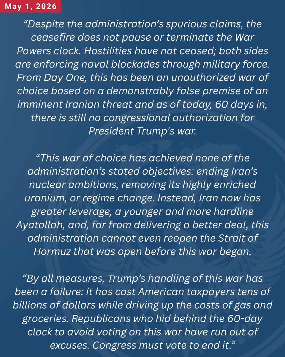 House Foreign Affairs Committee Dems tweet media