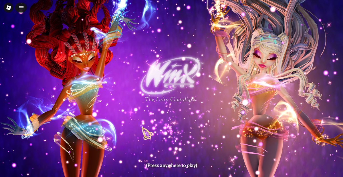 PrplFloofCake45's tweet image. #Roblox @Roblox #WinxClub: I love the new Winx Club: The Fairy Guardians game. So magical!