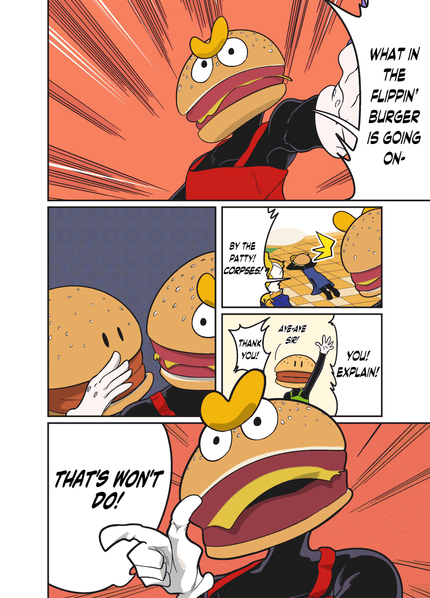 Momobo0045's tweet photo. Maka Ch - 8 - Burger 3/4 https://t.co/RL2Wvd6HwB