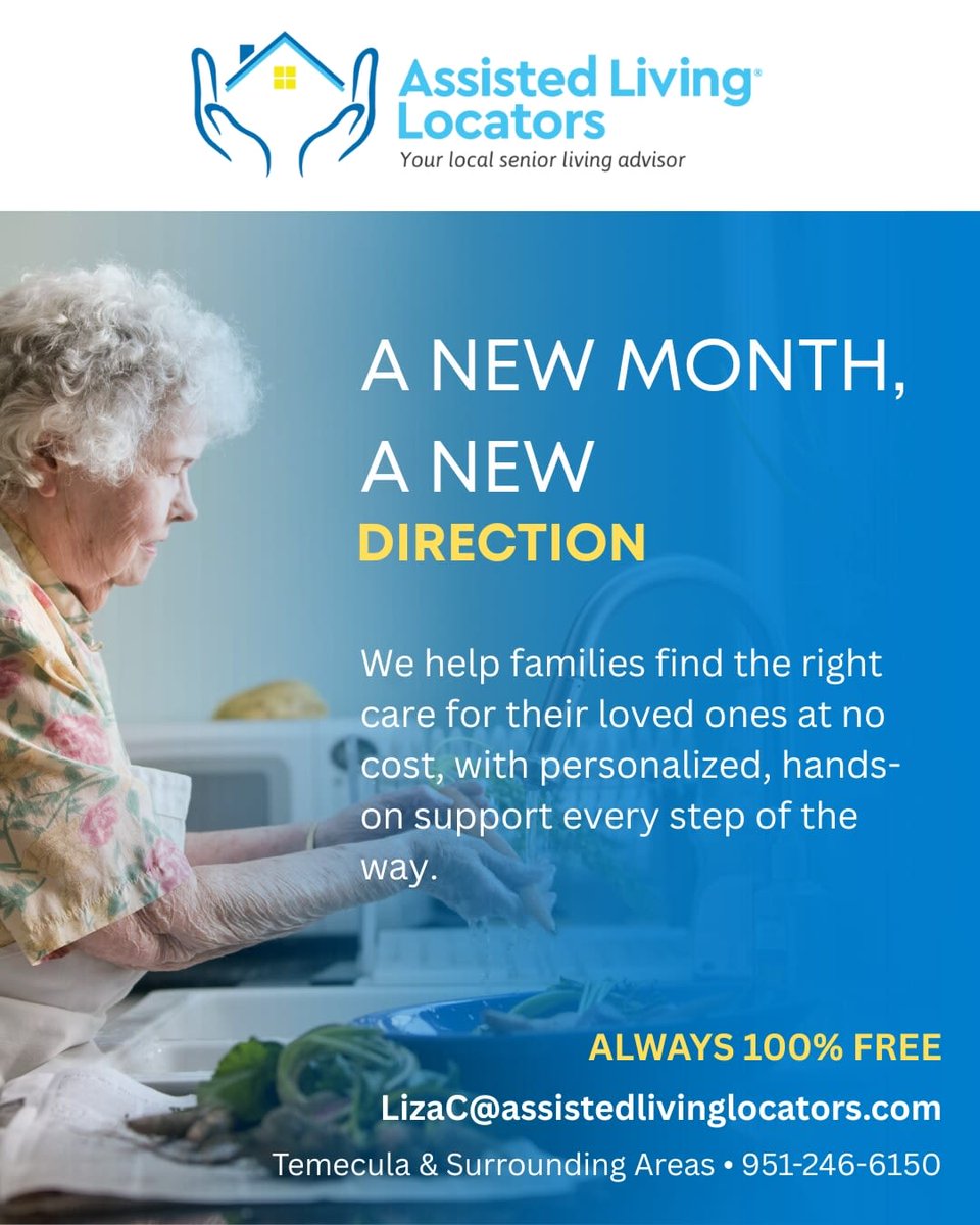 Lizac_ALLTem24's tweet image. The start of a new month is a time to begin a better care plan. We’ll help you find the right fit in Temecula, offering hands-on support at no cost to your family every step of the way.

#caregiving #assistedliving  #familybridge