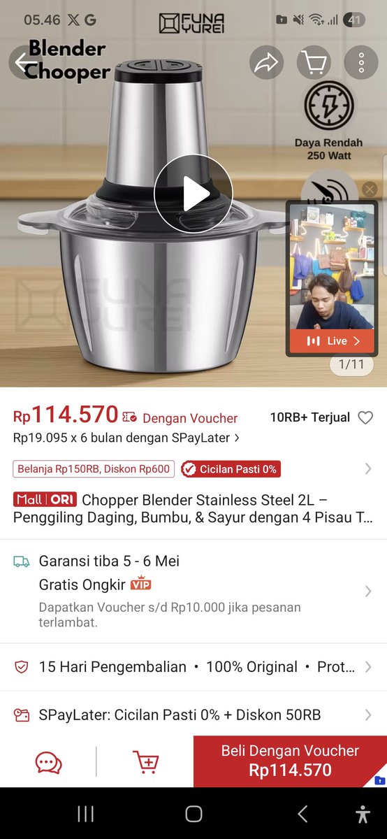 Entin91's tweet photo. @ShopeeID #ShopeeMegaElektronikSale https://t.co/1wxq775ikt