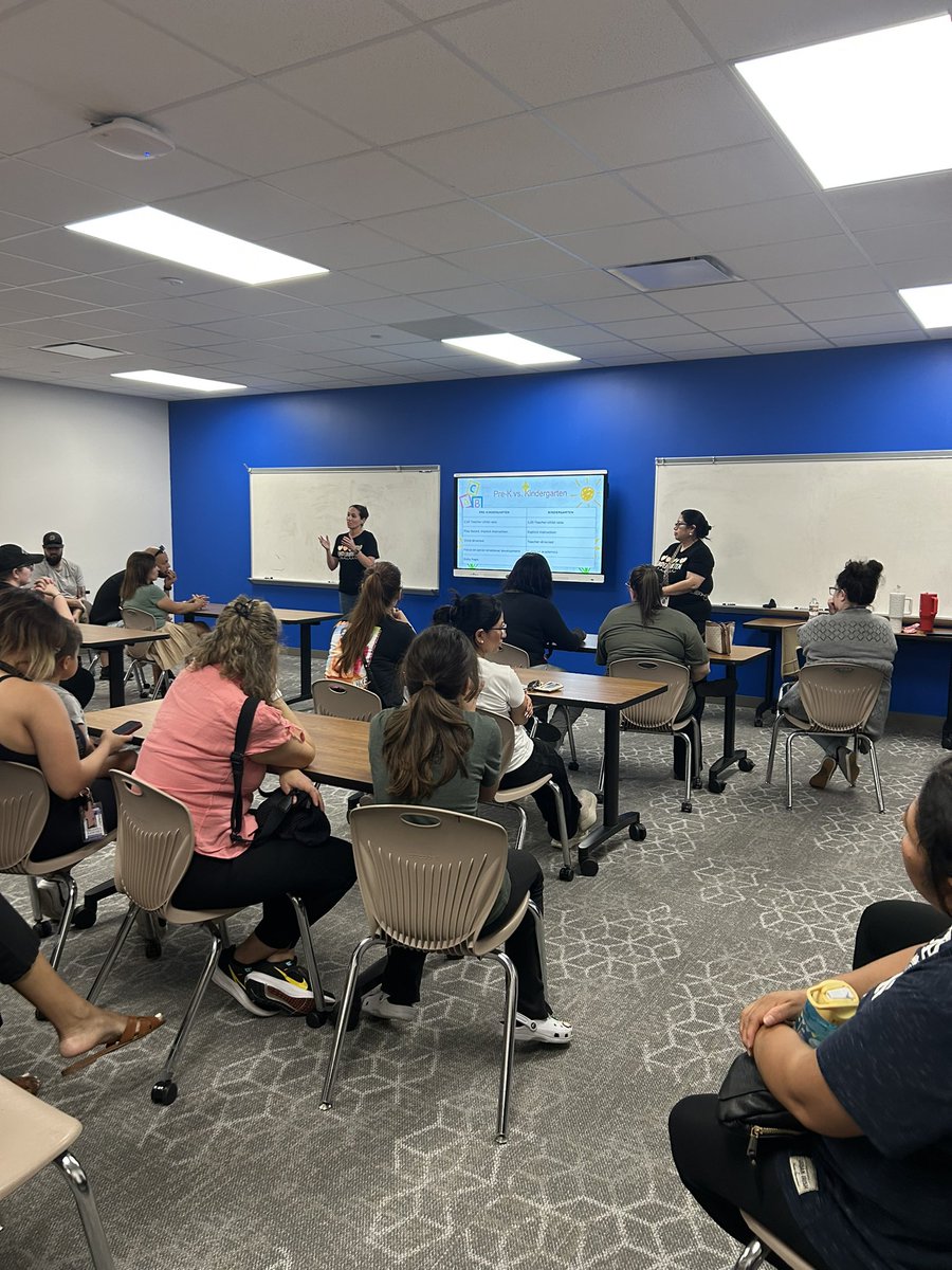 TimothyCHurt's tweet photo. We had a great event at our kinder round up. Special shout out to our kindergarten teachers for committing the time to prepare our pre-k families for the great journey ahead! https://t.co/MKrhl7C7S8