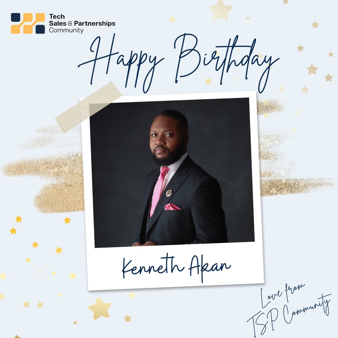 TspCommunity's tweet photo. Happy birthday, Kenneth Akan 🎉
He was born to spark conversations, build meaningful relationships, and enrich the lives of everyone around him.
Fun fact about Kenn:
He minds his own business for a living😂
Cheers to a new age🥂
#TspCommunity #TechSales #HappyBirthday https://t.co/FpQUmq1UsX