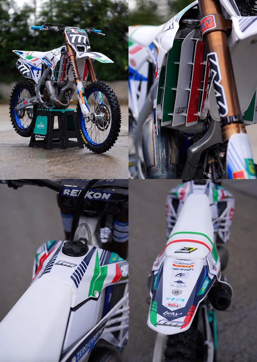 tmmoto_jp's tweet photo. 🇮🇹イタリアGP特別仕様 TM Moto
イタリアの誇りは、日々の走りに、そしてバイクづくりの一つひとつに込められている。
#TMMoto #MXGP #MXGPTrentino #CraftedToRide https://t.co/1Z8ZO7CRLg