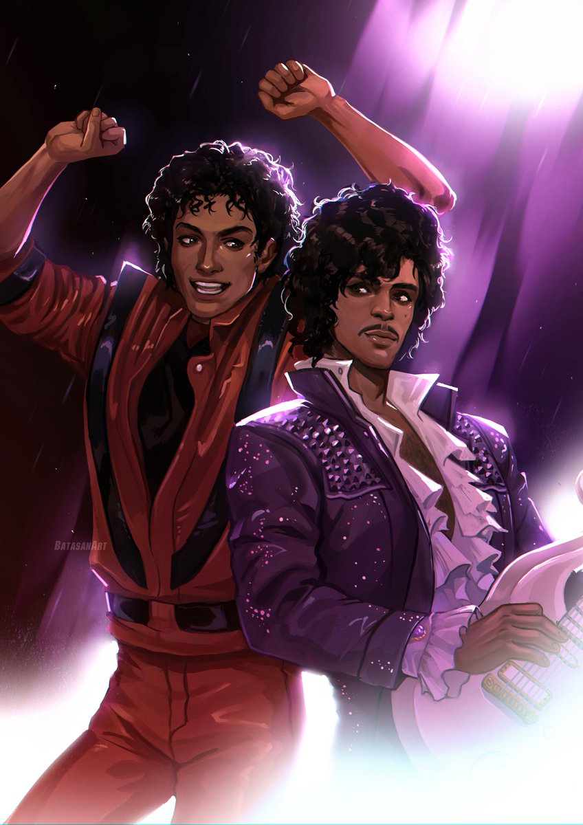 batasan_art's tweet image. 〖 👑𝐓𝐡𝐞 𝐊𝐢𝐧𝐠 𝐨𝐟 𝐏𝐨𝐩 &amp;amp; 𝐇𝐢𝐬 𝐑𝐨𝐲𝐚𝐥 𝐁𝐚𝐝𝐧𝐞𝐬𝐬💜 〗
#MichaelJackson #Prince #Fanart