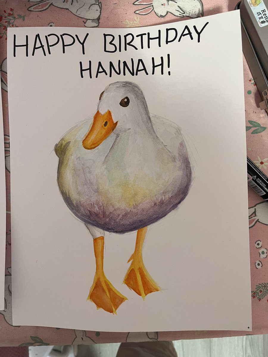 renanahidaart's tweet image. Birthday cards:3
#maomao #duck #birthdaycards