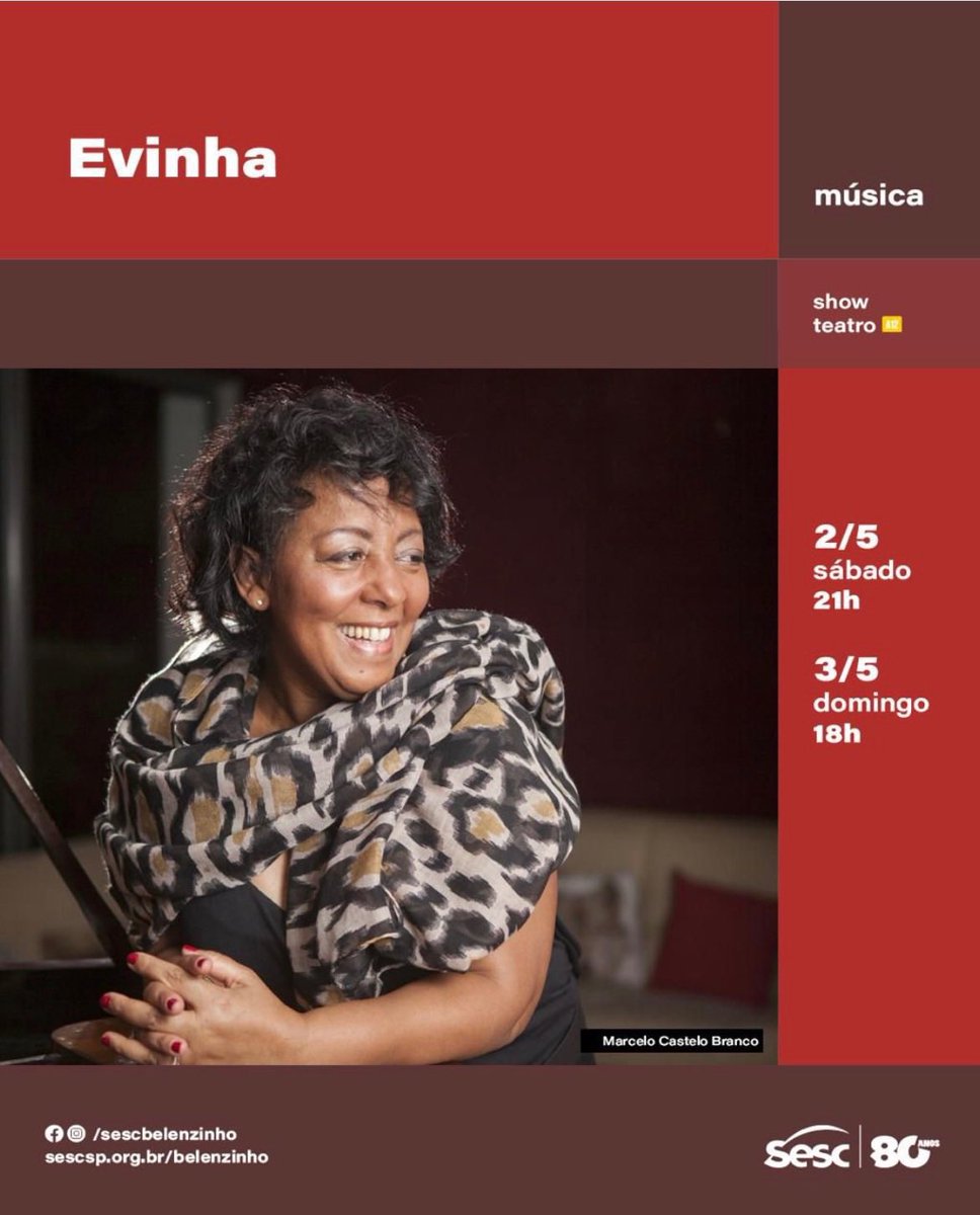 AcessoCodigo's tweet image. Agenda 
Sábado e domingo duas 02 e 03 de Maio tem @evinhaoficial_ no teatro do  @sescbelenzinho 

#agenda 
#evinha
#sescbelenzinho