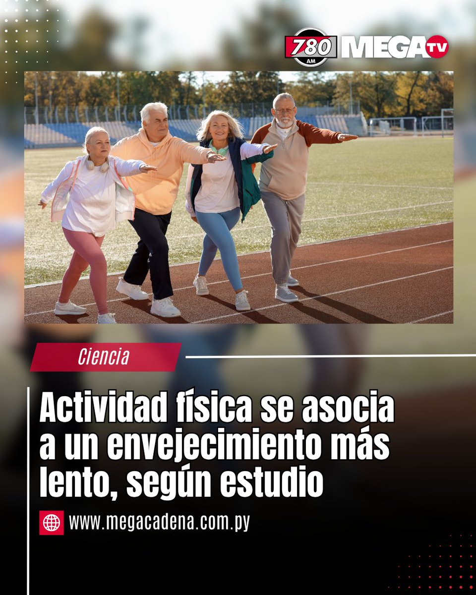 🔴ESTUDIO REVELA QUÉ ACTIVIDAD PODRÍA RETRASAR EL ENVEJECIMIENTO.

➡️Una revisión de estudios científicos sugiere que la actividad física regular podría ayudar a retrasar el envejecimiento biológico y mejorar la salud celular.

➡️De acuerdo con la investigación difundida, las