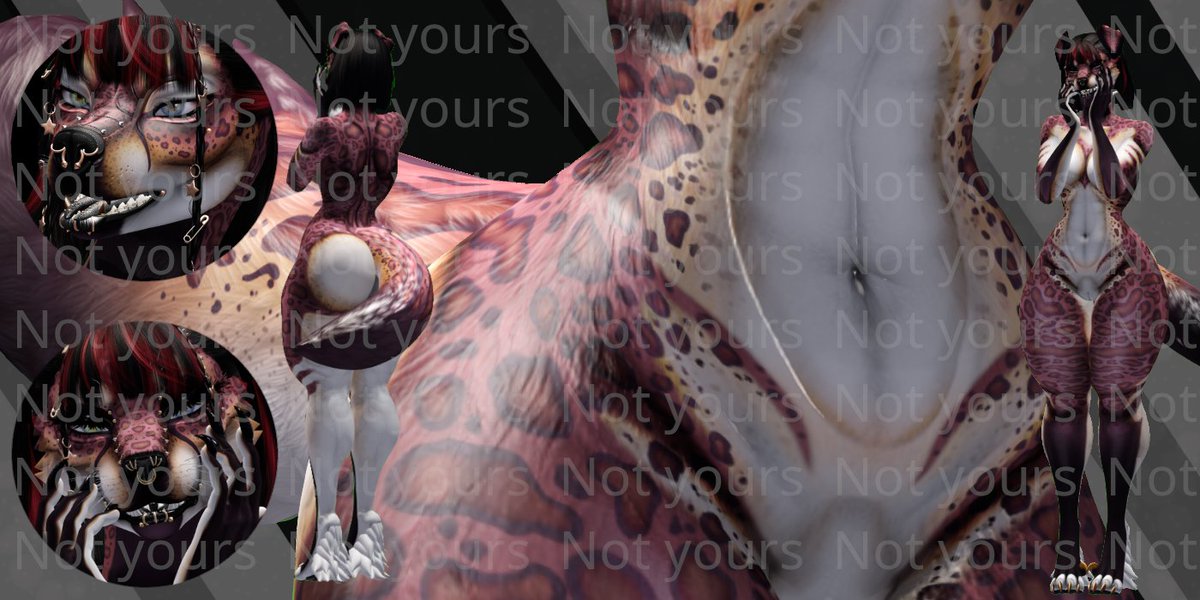 Quix_Squeak's tweet photo. Selling my OC! Includes character rights + custom SL skin (materials included) for $300 USD. She has 2 head textures: Silvestris &amp; Martian Mutt. Really need the funds right now! DM if interested! 💸✨ #SecondLife #AvatarForSale #OCAdopt #OAK #Furry https://t.co/D8qgjALdk1