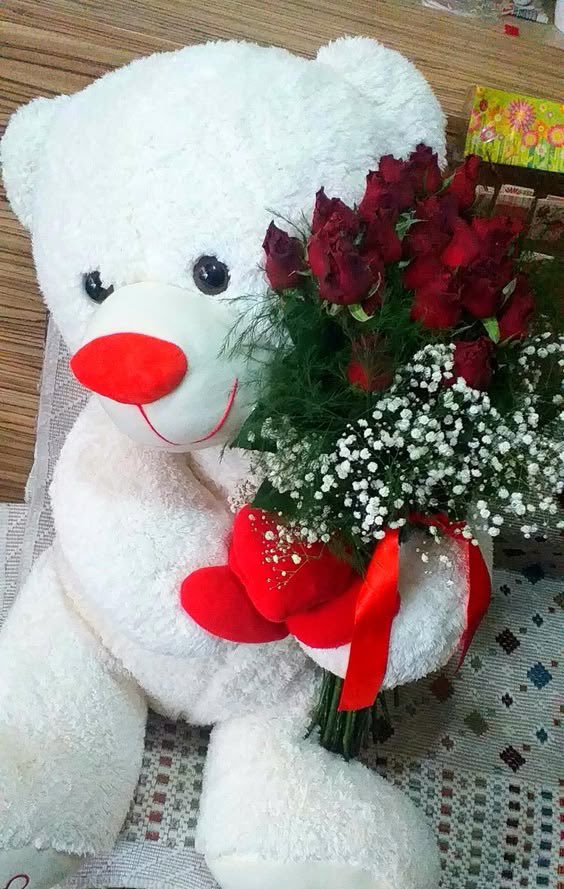 dfwharper's tweet image. I luv ❤️flowers and you 🤭😍
#rose 🌹 #teddybear