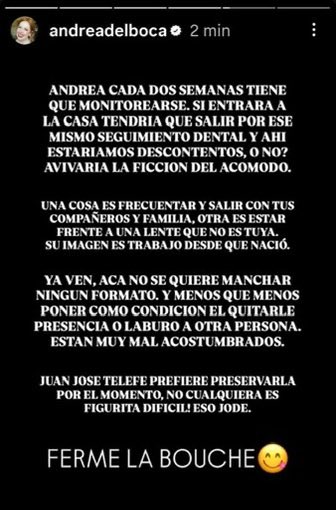 SI LA VIEJA CHORRA VIEJA  CHORRA
TIENE MIL  ENFERMEDADES 
QUE SE INTERNE Y LISTO Y DEJE  DE ROMPER LAS BOLAS YA
 SI ESTÁ ENFERMA Y SIQUIATRICA 

NO APRUEBA EL SICOFISICO QUE HICIERON TODOS LOS PARTICIPANTES
LA CASA NO ES  HOSPITAL
FIN