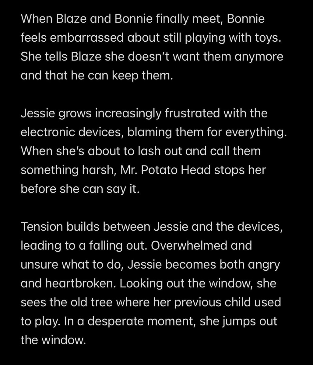 Rio_Gomez_'s tweet photo. Someone sent me the exact plot scene Taylor’s song will apparently be in Toy Story 5.. and the song title name… 

It’s gonna be a ballad based on this- https://t.co/qSAkytGrfo