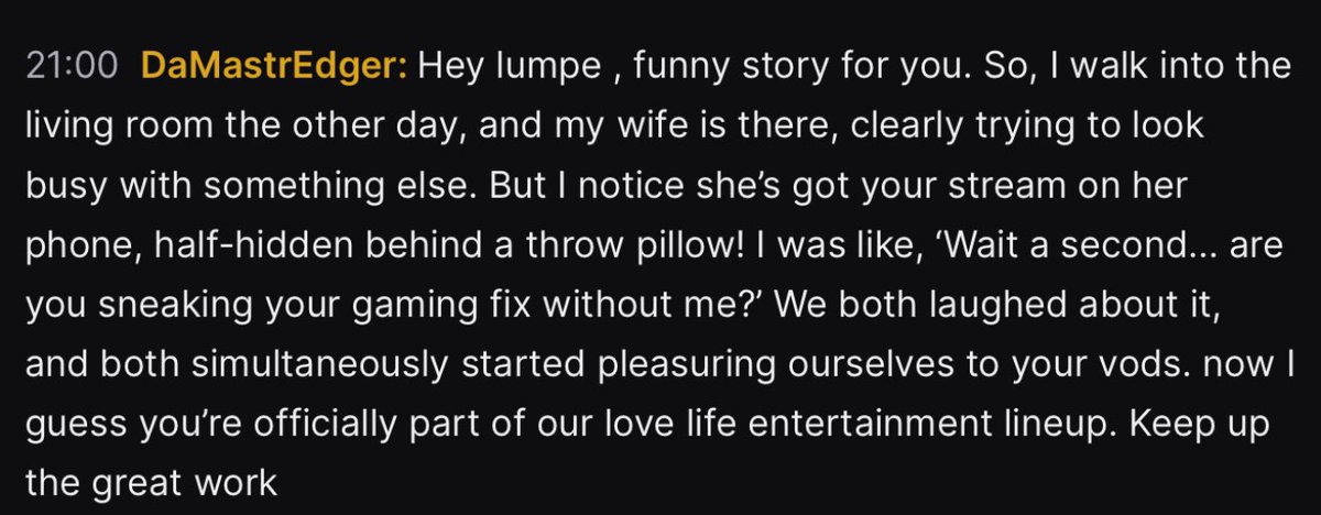 iLumpee's tweet photo. people get mad as hell i dont stream super often but this the type of shit i read when i get up on there https://t.co/A8vzssuuQn