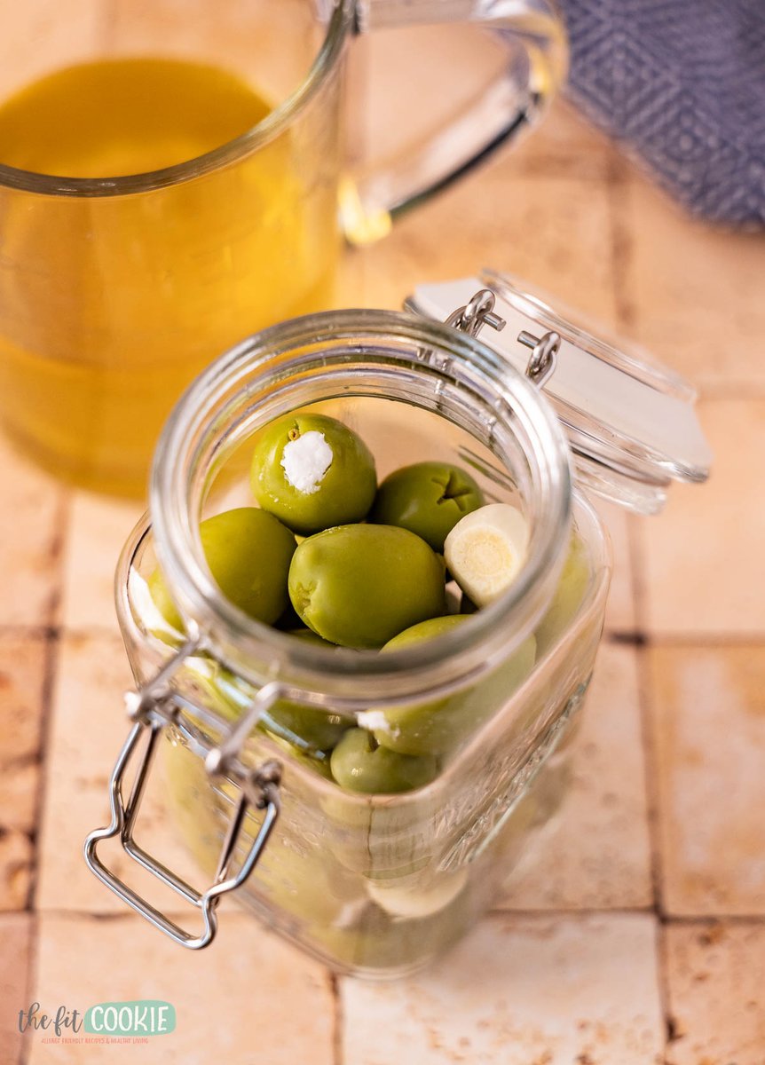 thefitcookie's tweet image. New recipe today! Dairy Free Feta Stuffed Olives (Gluten Free) thefitcookie.com/dairy-free-fet… via @thefitcookie #dairyfree #vegan