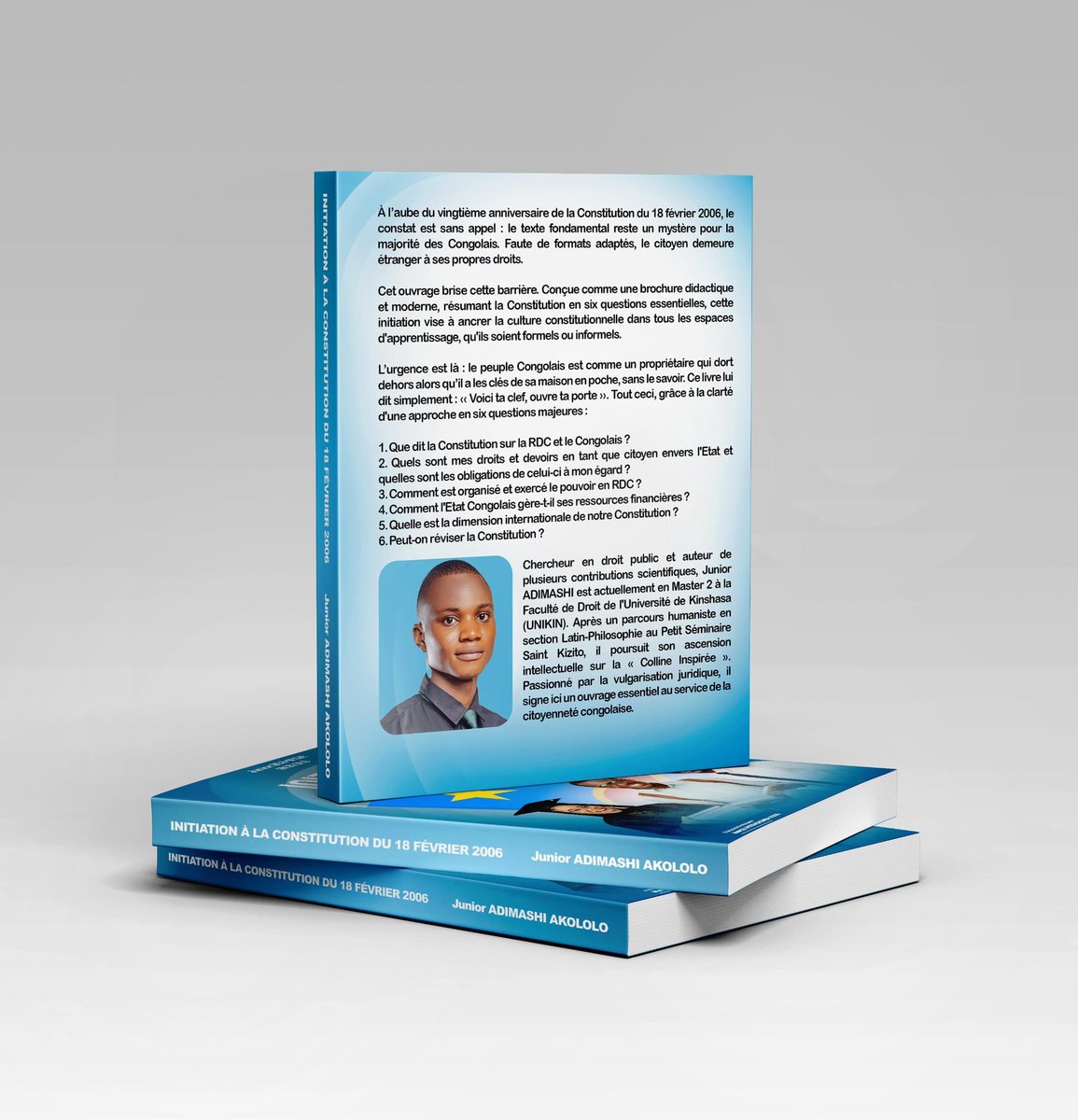 BenguMerve60450's tweet image. #Mon neveu Junior ADIMASHE AKOLOLO, reçois mes sincères et distinguées félicitations pour la sortie officielle de ton ouvrage, préfacé par un éminent professeur Marcel WETSHOKONDA.Merci beaucoup de nous inviter dans cet univers où les scientifiques partagent leurs connaissances.