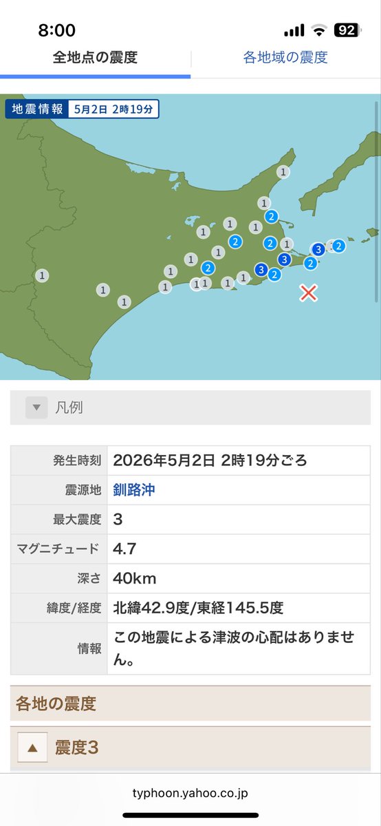 earthquake.usgs.gov/earthquakes/ma…
#バヌアツの法則
#ニュージーランドの法則
#ラドン数値 #太陽フレア
#TECの法則 ＃大気重力波