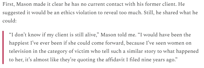NotBUFFY_VS's tweet image. Katie said she was raped by #Felon47 &amp;amp; his good friend &amp;amp; convicted sex offender, #JeffreyEpstein when she was 13 &amp;amp; trying 2B a model (47 use2 own a modeling agency). She said Epstein raped her, forced her 2have sex w/47. She sued both in courts in Calif &amp;amp; NY.  1st case was (more)