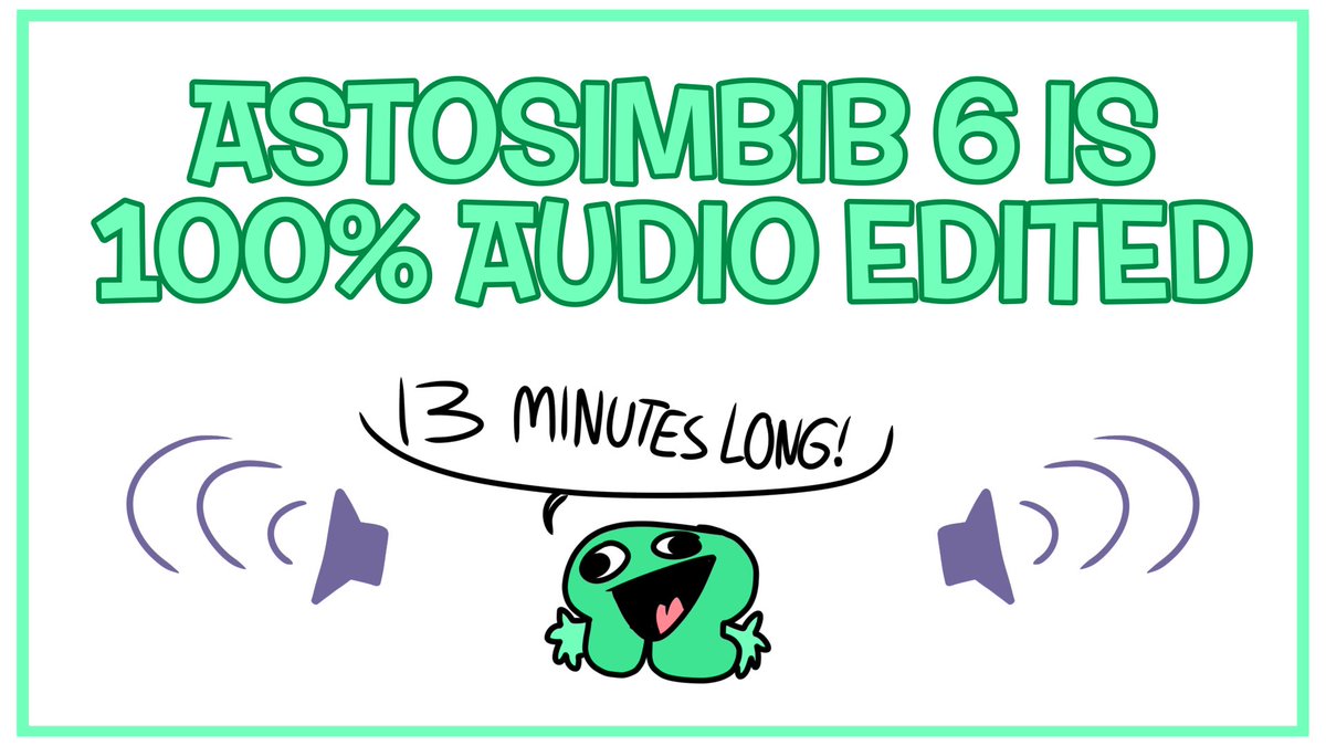 CraftedPin's tweet photo. ASTOSIMBIB 6’S AUDIO IS ALL DONE!!!

#objectshowcommunity #osctwt #anosimbib https://t.co/Fi6ERwk2YO