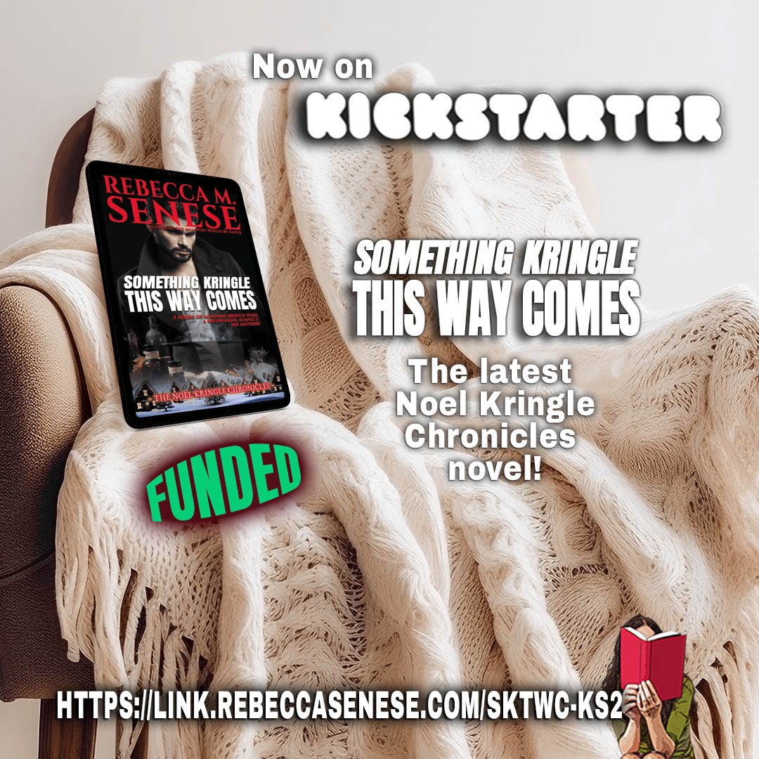 RebeccaSenese's tweet image. Grab your newest beach read! Something Kringle This Way Comes now live on #Kickstarter! Find it at link.rebeccasenese.com/sktwc-ks2  #books #booklovers #contemporaryfantasy #mystery #contemporaryfantasybooks #mysterybooks #noelkringlechronicles