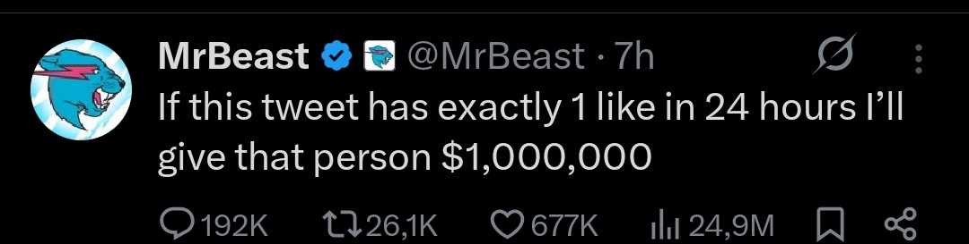 BoagoPatrick's tweet photo. @MrBeast Here is the proof if anyone cares https://t.co/PFSO3XVZZf