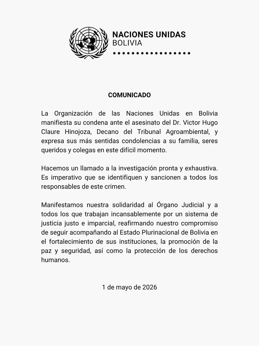 ONU Bolivia tweet media