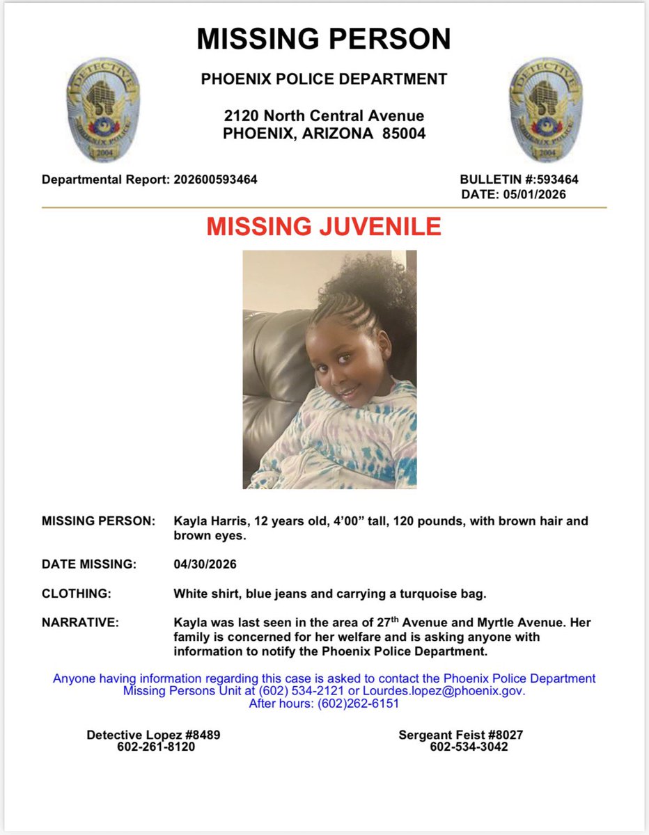 Phoenix Police tweet media