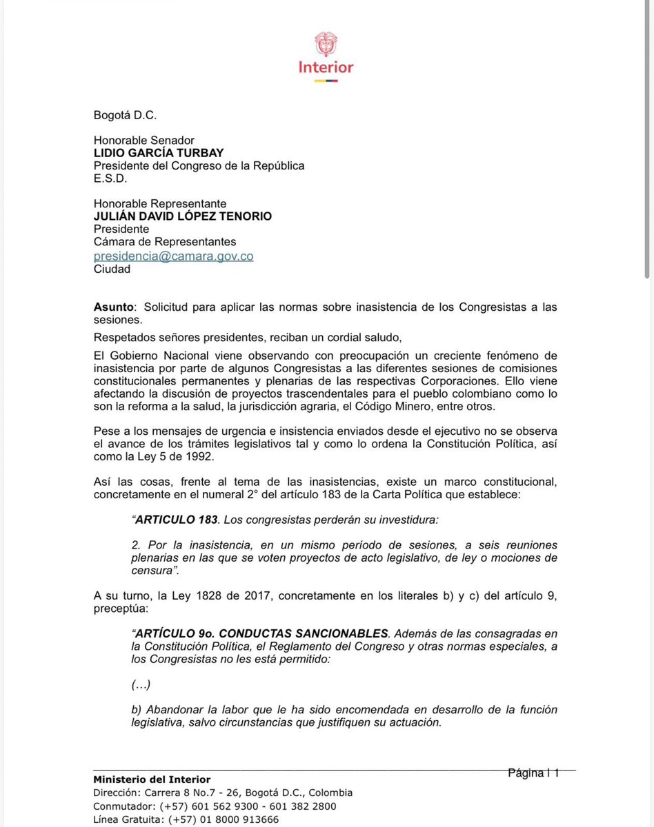 Armando Benedetti tweet media