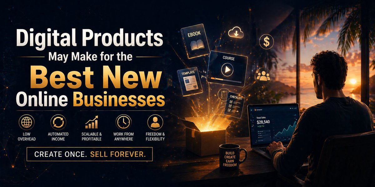 julian_lack's tweet image. Digital Products May Make for the Best New Online Businesses.
plrdigitalacademy.grabteachwiseai.com/blog/135493 
#PLRBookClub #DigitalProductBusiness #ContentCreators #OnlineEntrepreneur #PassiveIncomeJourney #CreateAndGrow #ClarityAndFocus #BuildYourBrand #DigitalSuccess