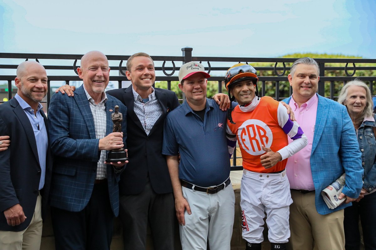 OaklawnRacing's tweet photo. Two Seven O made his stakes debut a winning one in the 40th Running of the $150,000 Bachelor Stakes covering the 6F in 1:09. The 3yo son of Dialed In was piloted by Edwin Gonzalez and trained by David Fawkes for Aaron &amp; Victoria Haberman and First Rodeo Racing LLC.🏆 https://t.co/rEvYx3GgwY
