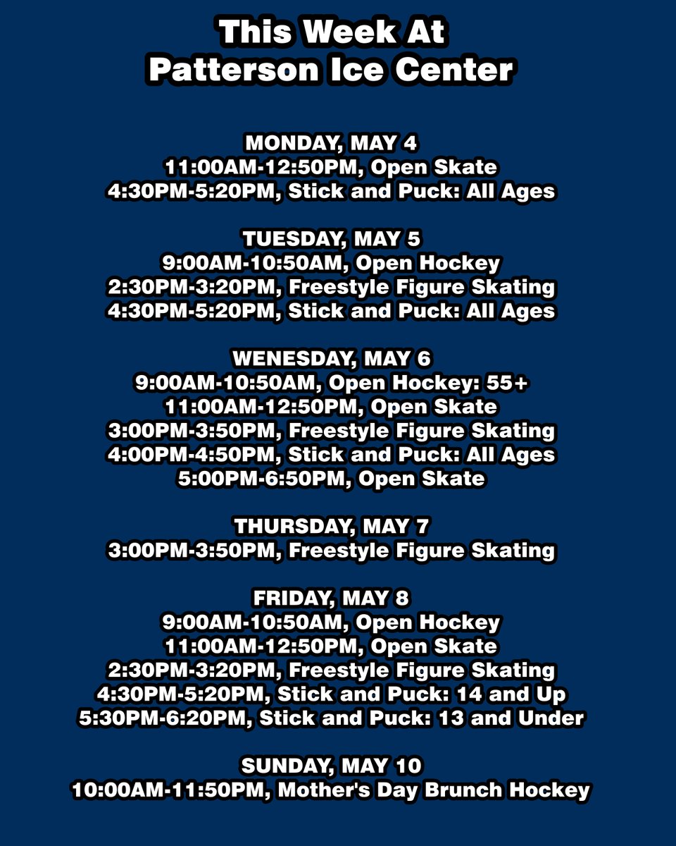 ThePattersonIce's tweet photo. This Coming Week! https://t.co/u7KoKmcS4X