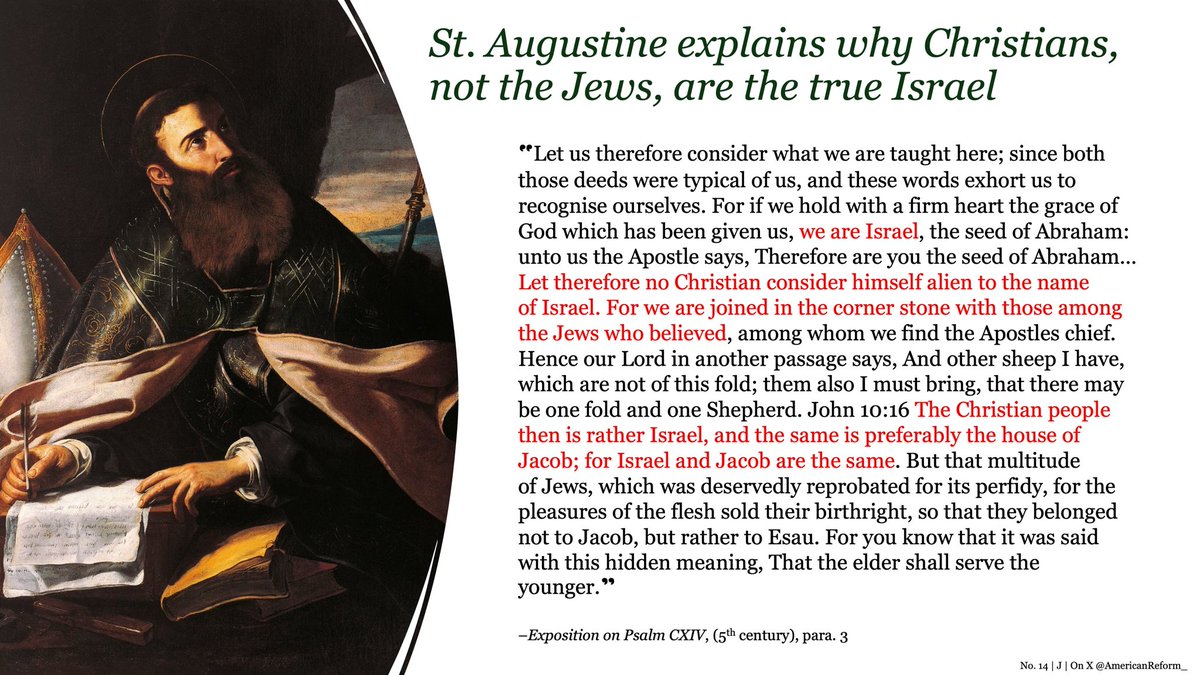 <a href="/JeremyDBoreing/">Jeremy Boreing</a> <a href="/alananewhouse/">Alana Newhouse</a> <a href="/tabletmag/">Tablet Magazine</a> Christianity is anti-Zionist.

The carnal, false Israel of the Jews is set in complete opposition to the true Israel, Christ’s Church.