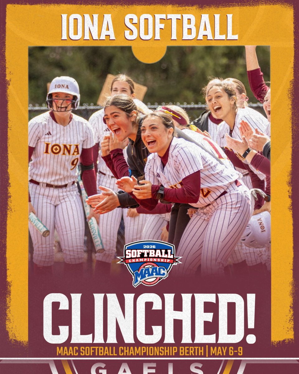 Iona Softball tweet media