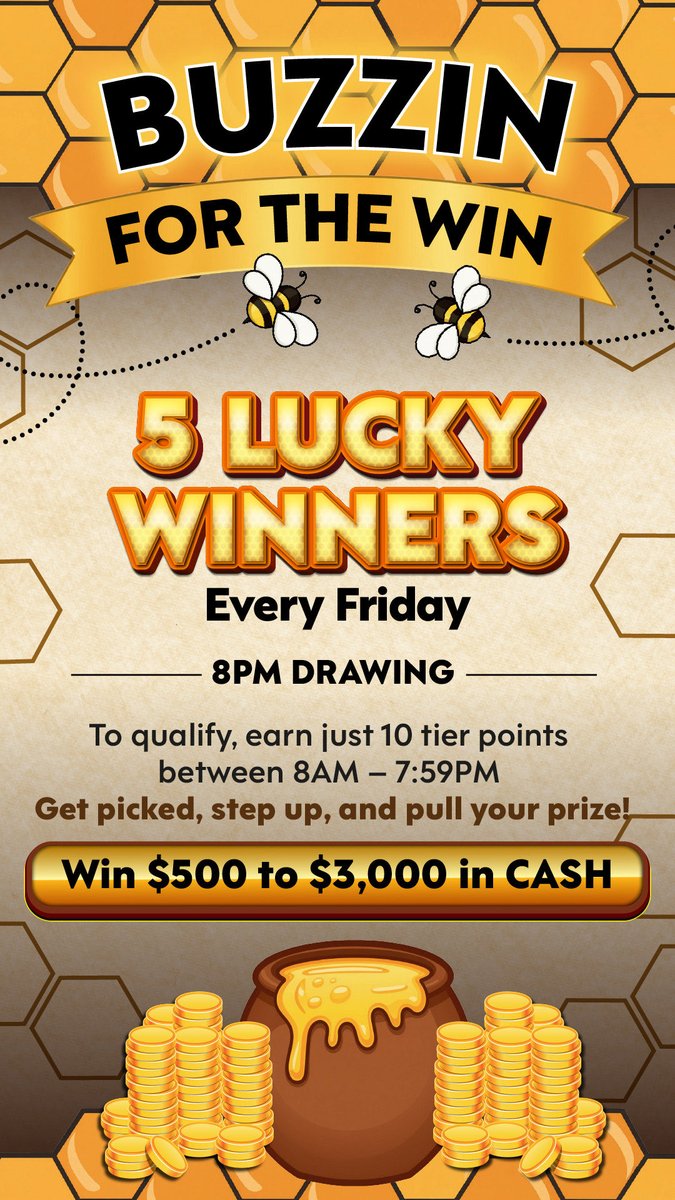 EagleMtnCasino's tweet image. Buzzin for the WIN!!! Every Friday in May, 8pm! 

#EMCThePlaceToBe #prize #cash #centralvalley