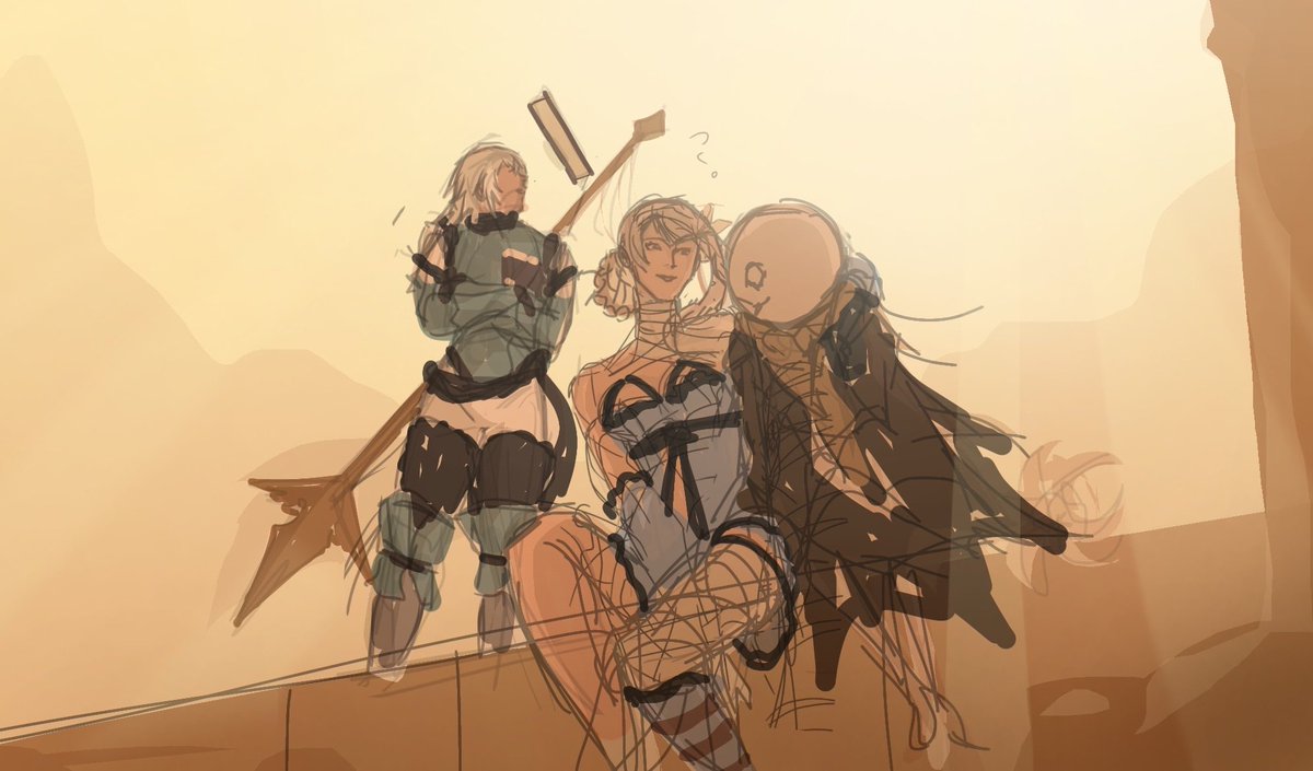 cursoulla's tweet image. rp, 2025; 

something I never finished 
#nierreplicant #nier #ニーア　#ニーアレプリカント