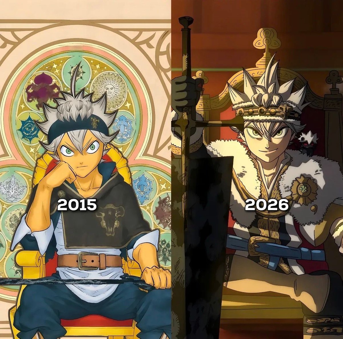 11 years later. Asta is finally the Wizard King
