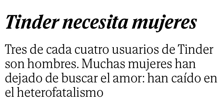 Follamigases's tweet photo. Un estudio dice que Tinder necesita mujeres 💀
75% son tíos con bio “busco el amor”.
En follamigas las mujeres NO buscan cuentos: buscan plan 😏🛏️
Sin heterofatalismo. Sin drama. Solo match y queda 🔥
#Follamigos #SinCuentos #Heterofatalismo https://t.co/8oUvVGcy7n