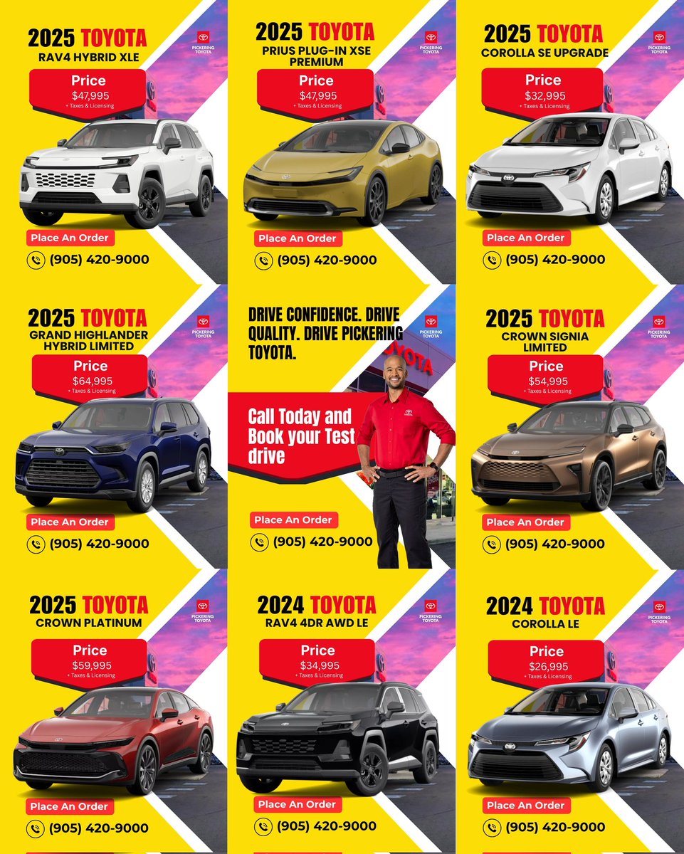 toyotapickering's tweet image. 🔥 Unbeatable Pre-Owned at Pickering Toyota 🔥
Clean units. Strong pricing.

📞 9054209000
👉 pickeringtoyota.com/used-inventory

#PreOwned #Toyota #CarDeals